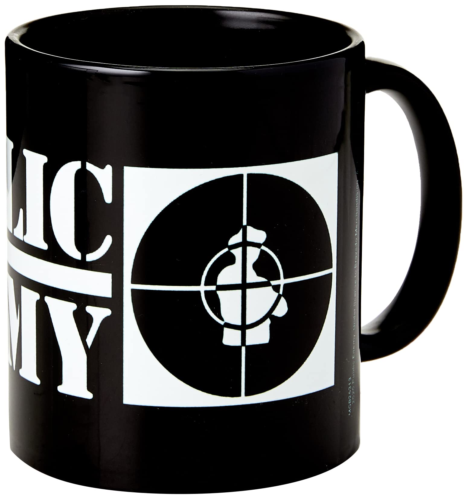 Pyramid International MGB26313 Public Enemy (Crosshairs Logo) Black Coffee Mug, Ceramic