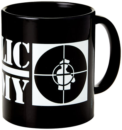 Pyramid International MGB26313 Public Enemy (Crosshairs Logo) Black Coffee Mug, Ceramic