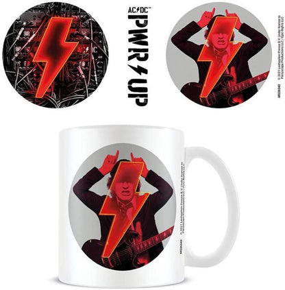 AC/DC Pyramid International Taza (Angus Pwr/Up) – Taza de cerámica de 315 ml, talla única