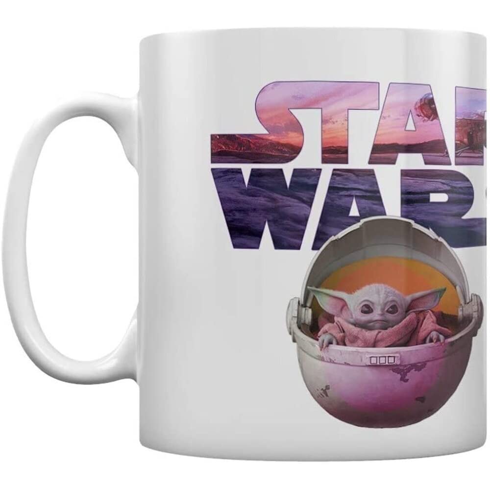 Star Wars The Mandalorian Baby Yoda Cradle Mug