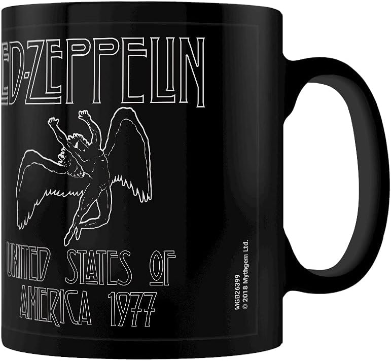 Pyramid International MGB26399 Led Zeppelin (Icarus) Black Coffee Mug, Ceramic, 11 oz