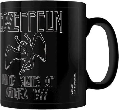 Pyramid International MGB26399 Led Zeppelin (Icarus) Black Coffee Mug, Ceramic, 11 oz