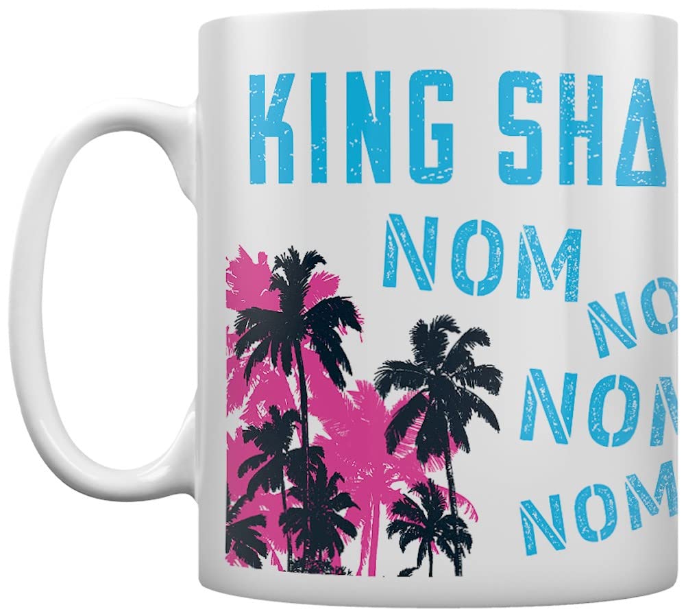 Suicide Squad The King Shark Nom Nom Coffee Tea and Coffee Mug White