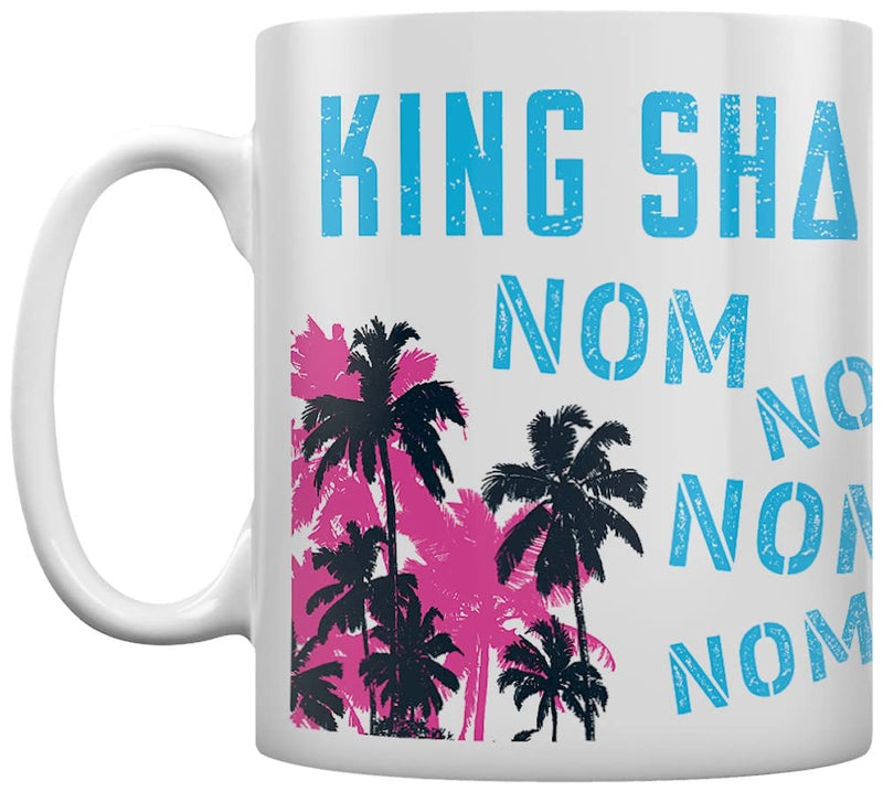 Suicide Squad The King Shark Nom Nom Coffee Tea and Coffee Mug White