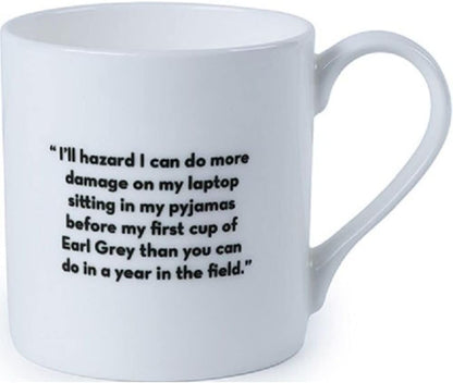 James Bond Q Quote Bone China Mug (One Size) (White/Black)