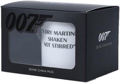 James Bond - Martini Recipe Tasse aus feinem Porzellan (Einheitsgröße) (Weiß) One size Weiß