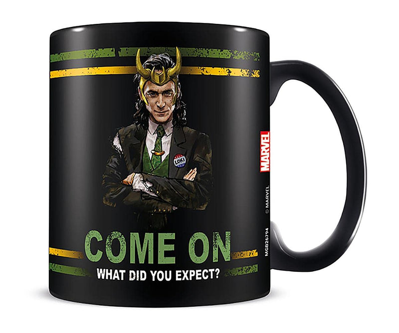 Pyramid International Loki MGB26794 - Taza de cerámica (diseño de What Did You Expect de 11 onzas