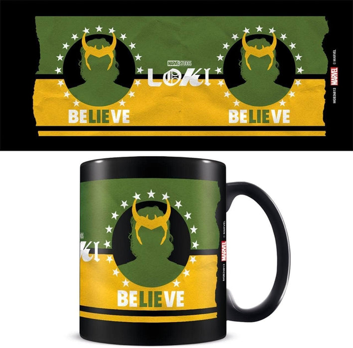 Marvel Loki Mug in Presentation Gift Box (Believe Design) 11oz Ceramic Mug - Official Merchandise