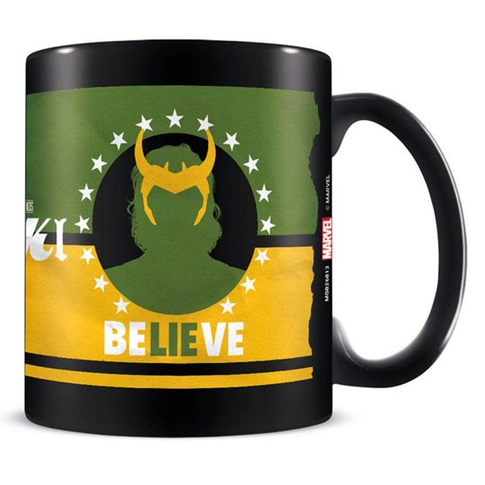Marvel Loki Mug in Presentation Gift Box (Believe Design) 11oz Ceramic Mug - Official Merchandise