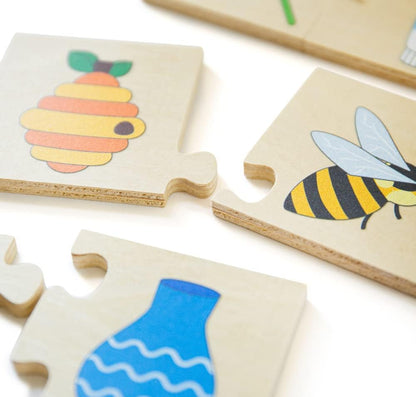 Bigjigs Toys, Things That Go Together Puzzle, Wooden Toys, Jigsaw Puzzle, Wooden Puzzle, Puzzle For Kids, Toddler Puzzles, Toddler Toys, Wooden Toys For 3 Year Olds