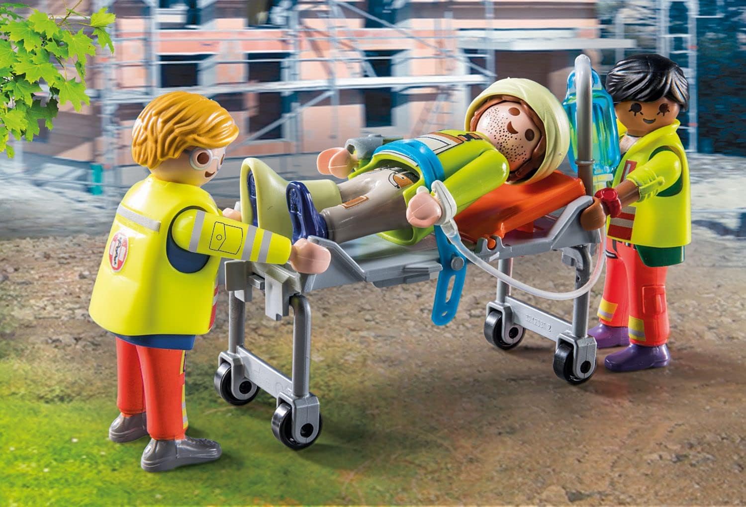 Playmobil 71202 City Life Ambulance with Lights and Sound, toy playset suitable for ages 4+