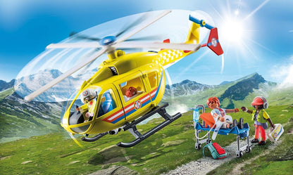 Playmobil 71203 City Life Medical Helicopter, toy for children ages 4+, toy playset suitable for ages 4+