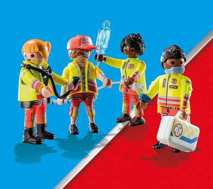 PLAYMOBIL City Life 71244 Rettungsteam, Spielzeug für Kinder ab 4 Jahren