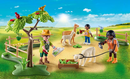 Playmobil 71252 Country Rabbit hutch, farm animal play sets, sustainable toys, fun imaginative role play, playsets suitable for children ages 4+