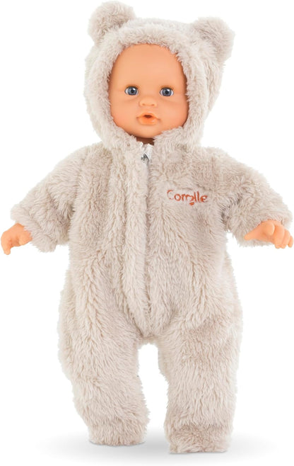 Corolle Schneeanzug, Teddy, Puppenzubehör, Puppenkleidung, für alle 30cm Babypuppen, ab 18 Monate