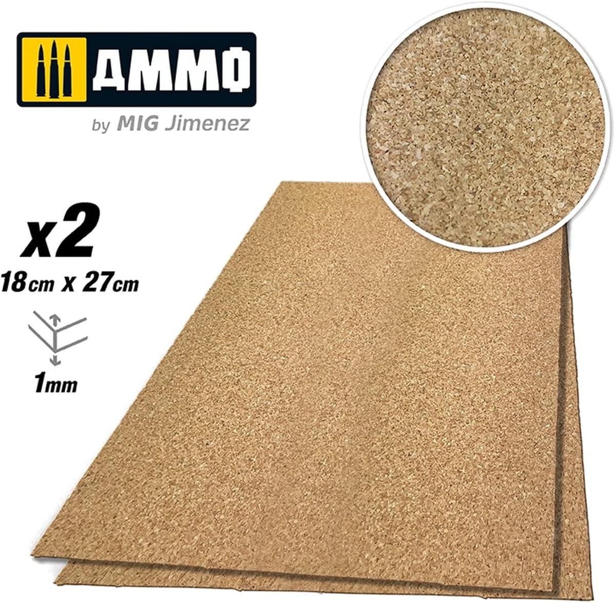 Ammo AMIG8835 Create Cork Fine Grain 1 mm