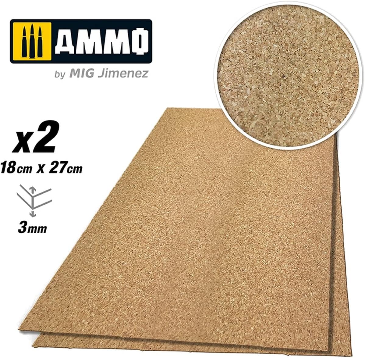 Ammo AMIG8837 Create Cork Fine Grain 3mm