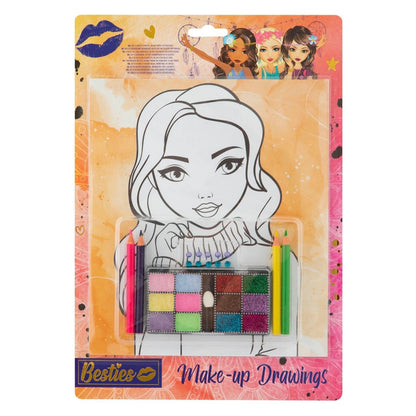 Creative Craft Group - Besties Maak Je eigen Make-Up Tekeningen A4