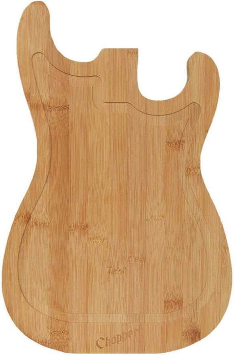 Mikamax - Tabla de cortar de guitarras - Color madera - Venta al por mayor - Carnicero - Corte de vegetales