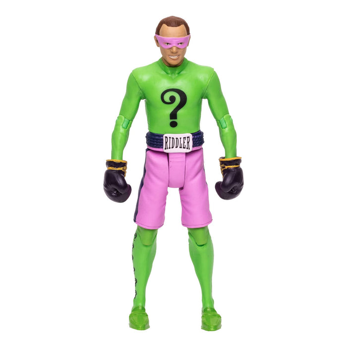 McFarlane Juguetes, DC Multiverse, Figura de Acción de Boxeo Retro de 5 Pulgadas Con Burbujas de Palabras, Coleccionable de los Años 60, a Partir de 12 Años
