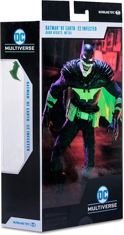McFarlane Toys, DC Multiverse Batman of Earth-22 Infected 7-inch Action Figure, Collectible DC Comic Figure with Unique Collector Character Card – Ages 12+