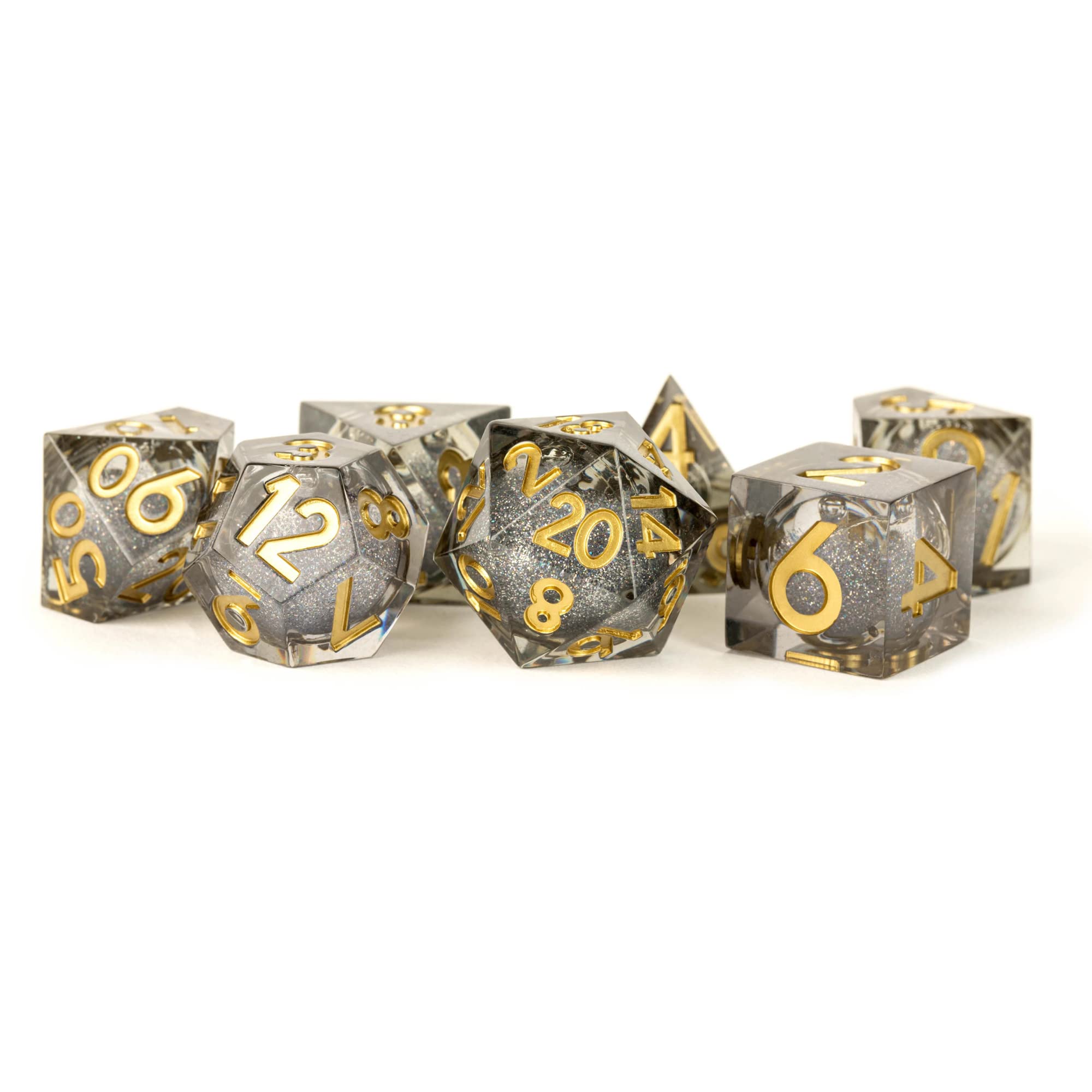 FanRoll by Metallic Dice Games Jeu de dés DND pour jeu de rôle – Élixir d'huile disparaissante – Jeu de rôle pour Donjons et Dragons