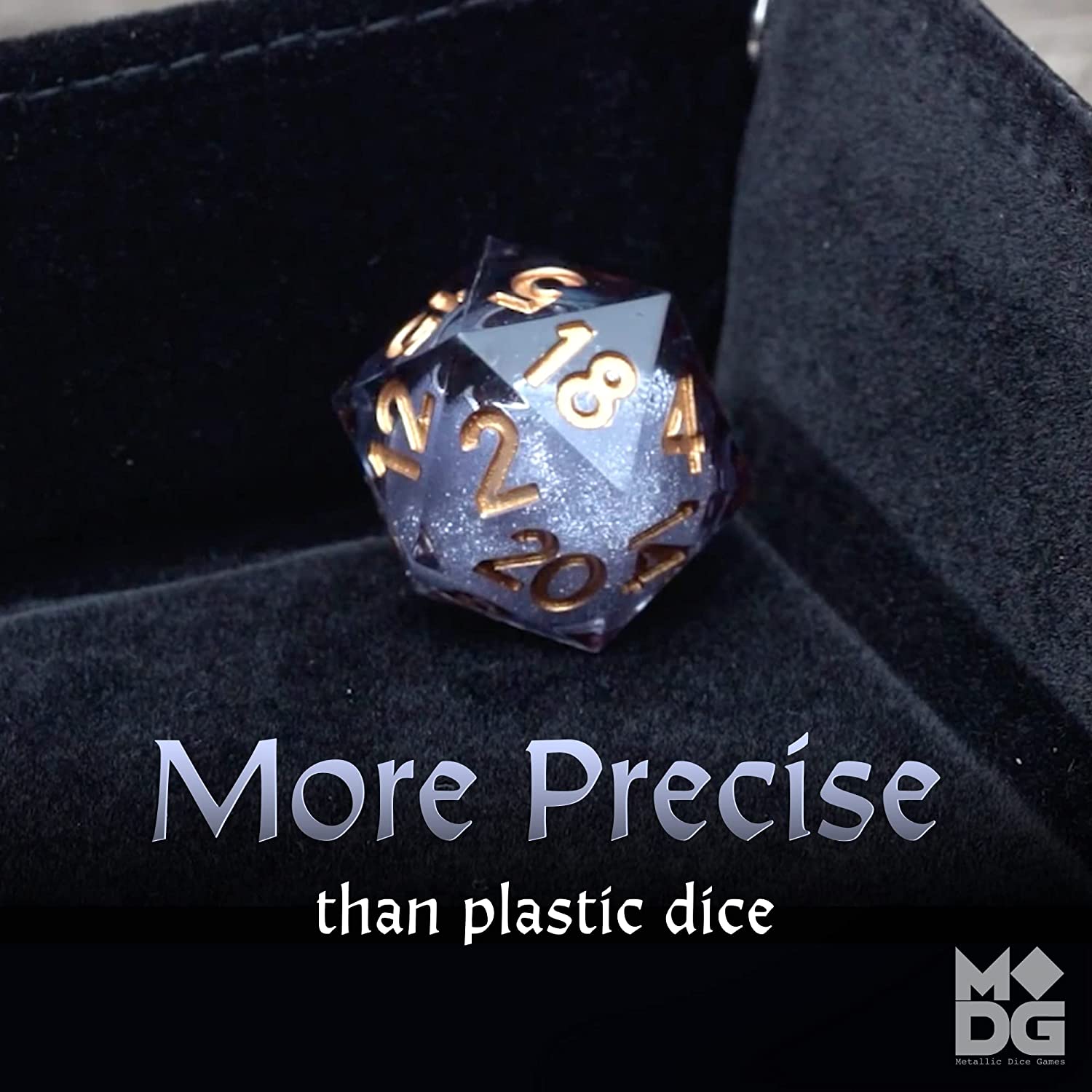 FanRoll by Metallic Dice Games Jeu de dés DND pour jeu de rôle – Élixir d'huile disparaissante – Jeu de rôle pour Donjons et Dragons