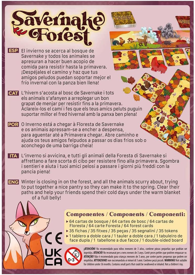 Devir - Savernake Forest, Juego de Mesa, Juego de Mesa en Família, Juego de Mesa 10 años (BGSFML