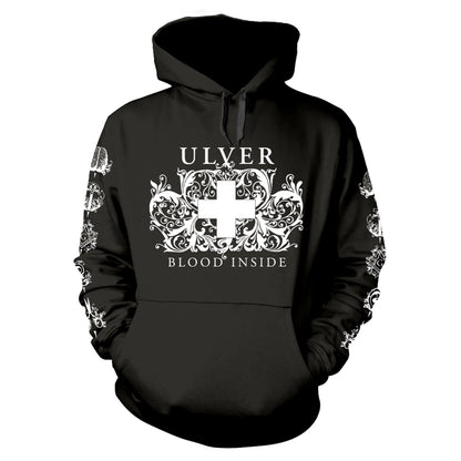 ULVER - BLOOD INSIDE (BLACK) BLACK Hooded Sweatshirt Small