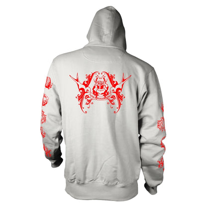 ULVER - BLOOD INSIDE (WHITE) WHITE Hooded Sweatshirt XX-Large