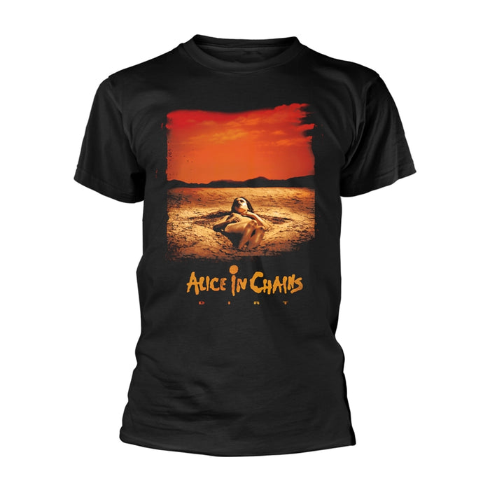 Alice in Chains T Shirt Dirt Band Logo Official Mens