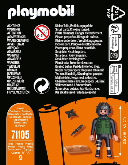 Playmobil 71105 Naruto: Yamato Figure Set, Naruto Shippuden anime collectors figure, playset for children and fans 5-99 years