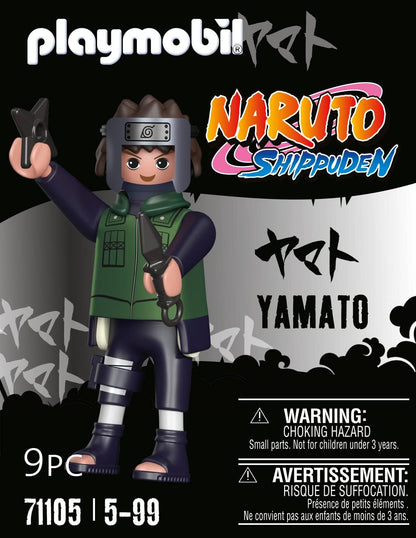 Playmobil 71105 Naruto: Yamato Figure Set, Naruto Shippuden anime collectors figure, playset for children and fans 5-99 years