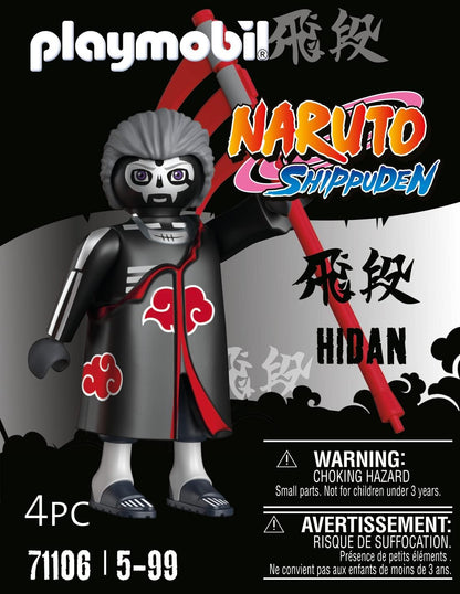 Playmobil 71106 Naruto: Hidan Figure Set, Naruto Shippuden Anime Collectors Figure, Playset Suitable for Children and fans 5+ years