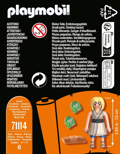Playmobil 71114 Naruto: Tsunade Figure Set, Naruto Shippuden Anime Collectors Figure, Playset Suitable for Children and fans 5+ years