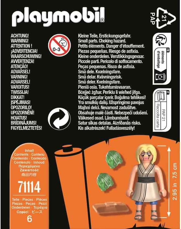 Playmobil 71114 Naruto: Tsunade Figure Set, Naruto Shippuden Anime Collectors Figure, Playset Suitable for Children and fans 5+ years