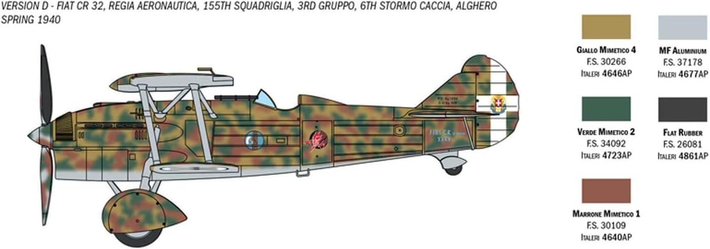 Italeri 1438 Fiat CR32 Freccia 1:72 Plastic Model Kit