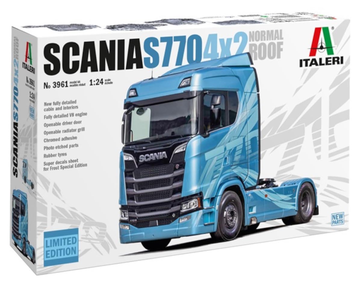 Italeri Scania 770 4X2 Normal Roof 1:24 Model Kit