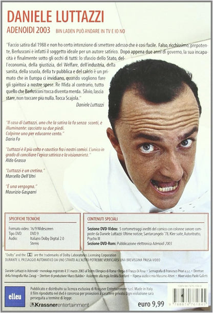 Daniele Luttazzi - Adenoidi 2003 - Bin Laden Puo' Andare In Tv E Io No