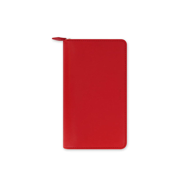 Filofax Compact Saffiano Zip Poppy Organiser
