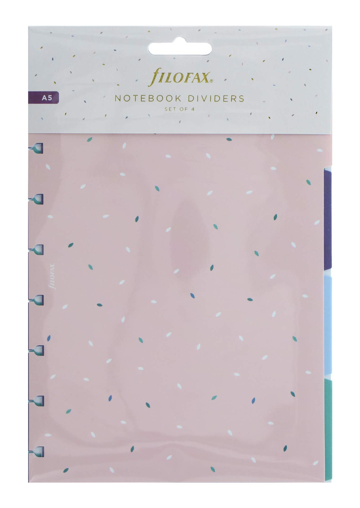 Filofax - Divisori per quaderni, formato A5, ricaricabile, da