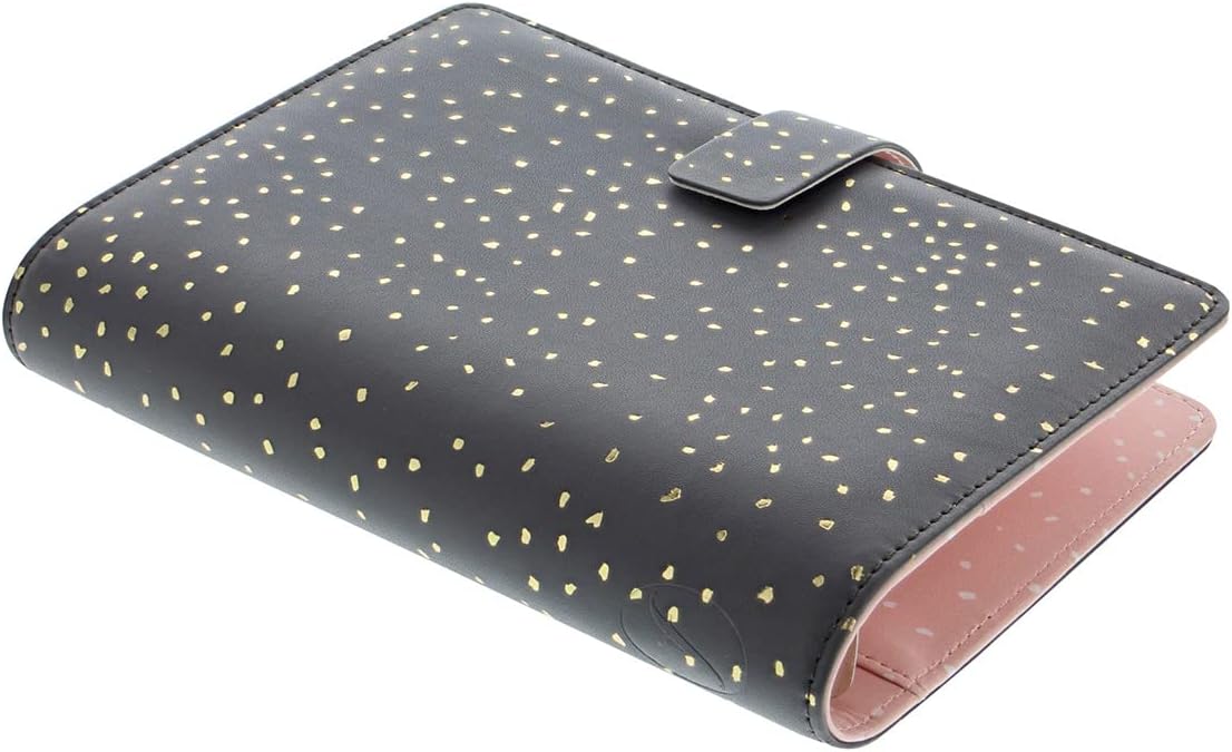 Filofax Organizador personal de carbón con confeti