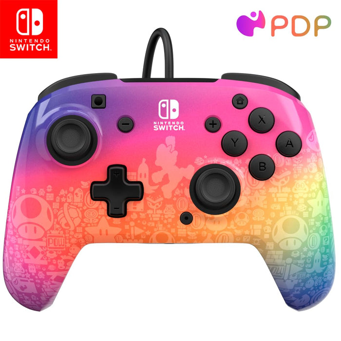 PDP Switch Rematch Wired controller STAR SPECTRUM Officially Licensed by Nintendo - Customizable buttons, sticks, triggers, and paddles - Ergonomic Controllers Wired Star Spectrum