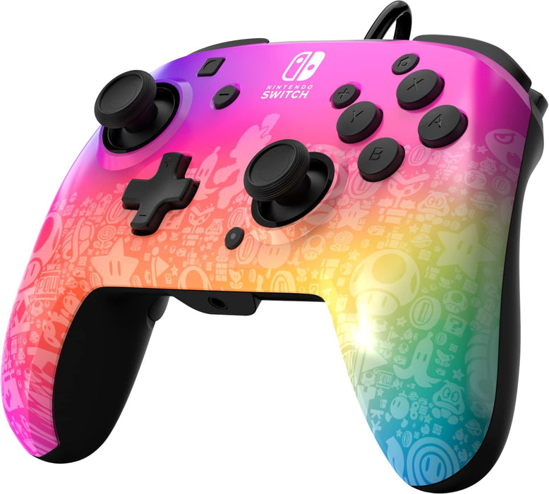 PDP Switch Rematch Wired controller STAR SPECTRUM Officially Licensed by Nintendo - Customizable buttons, sticks, triggers, and paddles - Ergonomic Controllers Wired Star Spectrum