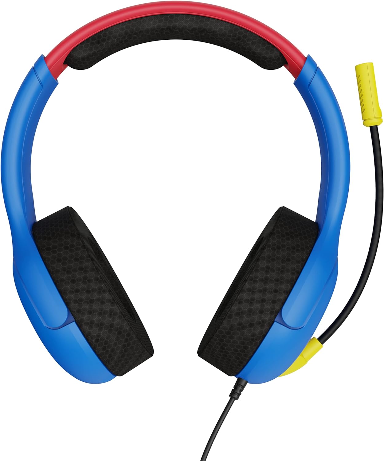 PDP Gaming AIRLITE Stereo Headset with Mic for Nintendo Switch - PC, iPad, Mac, Laptop Compatible - Noise Cancelling Microphone, Lightweight, Soft Comfort On Ear Headphones - MARIO Mario Red
