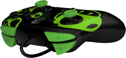 PDP Switch Rematch Wired controller 1-UP Glow in the dark Officially Licensed by Nintendo - Customizable buttons, sticks, triggers, and paddles - Ergonomic Controllers
