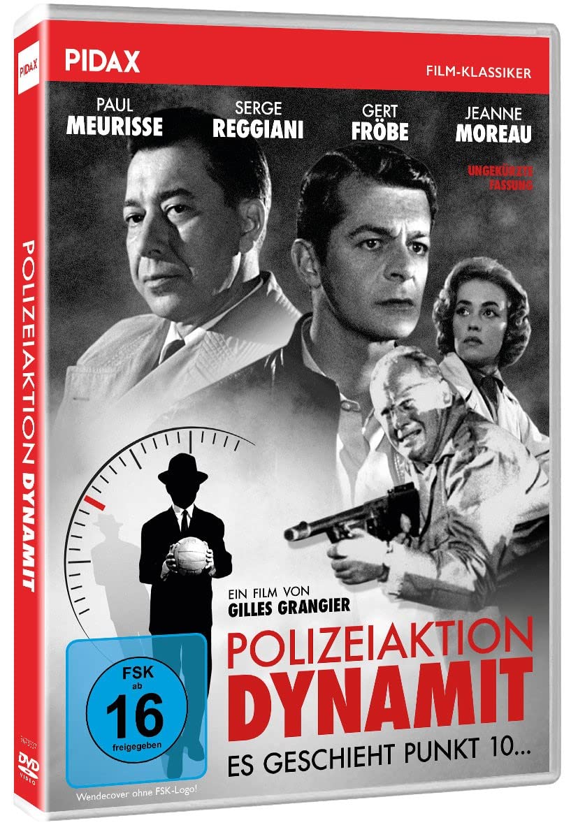 Polizeiaktion Dynamit - Es geschieht Punkt 10 … ( Echec au porteur) / Spannender Kriminalfilm mit Starbesetzung (Pidax Film-Klassiker