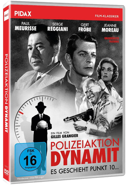 Polizeiaktion Dynamit - Es geschieht Punkt 10 … ( Echec au porteur) / Spannender Kriminalfilm mit Starbesetzung (Pidax Film-Klassiker