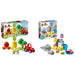 LEGO 10982 DUPLO My First Fruit and Vegetable Tractor Toy, Stacking and Colour Sorting Toys for Babies and Toddlers aged 1 .5-3 Years Old, Educational Early Learning Set Single
