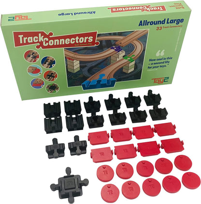 Allround Large | 33 Brio Duplo Connectors | Compatible with all brands
